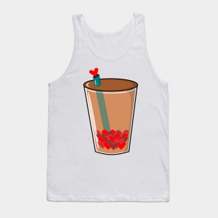 Bubble Heart Tea Tank Top